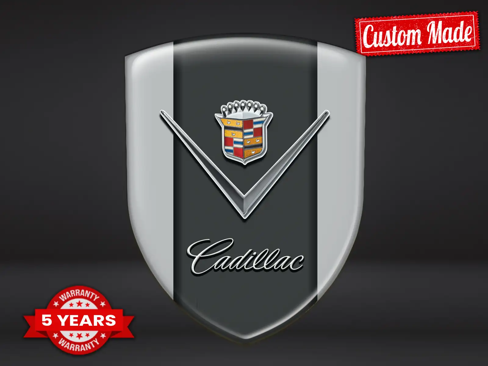 Cadillac Emblemi Auto Personalizzati Design Max Chic Pro Durevoli